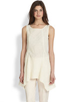 Thumbnail for your product : Lafayette 148 New York Linen Isadora Peplum Top