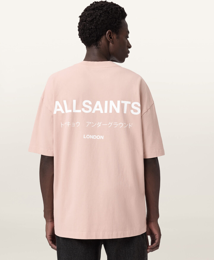 AllSaints Underground Oversized Crew Neck T-Shirt