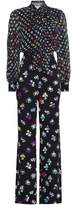 Thumbnail for your product : Diane von Furstenberg Pussy-bow Floral-print Silk-georgette And Crepe Jumpsuit