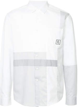 Wooyoungmi panelled shirt