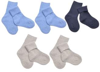 bmeigo Infant Girl Boys High Stockings Crew Socks Wool for 1-3 Years Old Kids