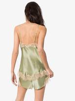 Thumbnail for your product : Sainted Sisters Sage vintage-style lace camisole