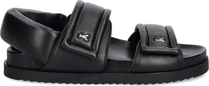 Patrizia Pepe Dual-Strap Slide Sandals