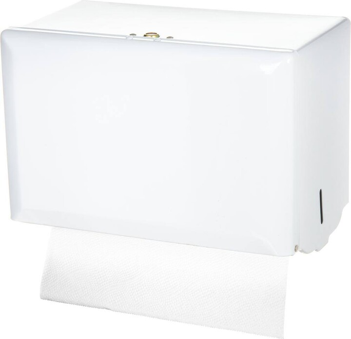 San Jamar Commercial Metal Paper Towel Dispenser in White (6-Pack)