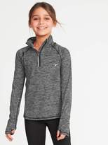 Thumbnail for your product : Old Navy Go-Dry 1/4-Zip Pullover for Girls