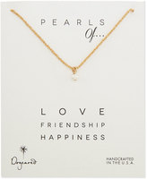 Thumbnail for your product : Dogeared Love Gold-Dipped Sparkle Chain Pearl Pendant Necklace