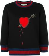 Gucci heart sweatshirt