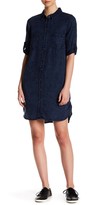 Thumbnail for your product : Dex Washed Roll Tab Shirt Dress