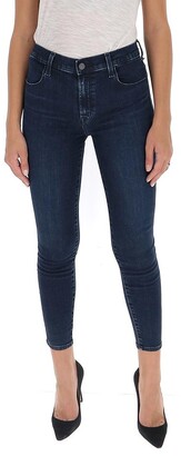 J Brand Alana High-Rise Cropped Skinny Jeans