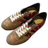 Thumbnail for your product : Serafini Orange Leather Trainers