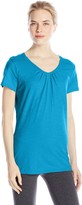 Thumbnail for your product : Hanes Women's Shirred V-Neck T-Shirt