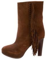 Thumbnail for your product : Ralph Lauren Collection Fringe Mid-Calf Boots