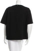 Thumbnail for your product : Tibi Embroidered Short Sleeve Top