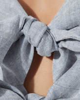 Thumbnail for your product : Intermix Jenny Double Tie Front Jumpsuit