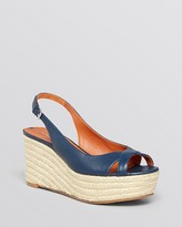 Thumbnail for your product : Via Spiga Open Toe Platform Wedge Espadrille Sandals - Luciana