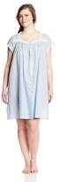 Thumbnail for your product : Eileen West Women's Short Button Front Cotton Lawn Robe