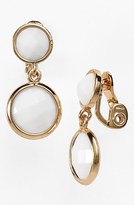 Thumbnail for your product : Anne Klein Stone Drop Clip Earrings