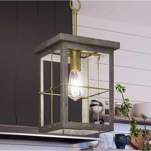 Urban Ambiance UrbanAmbianceLuxuryModernFarmhouseChandelier12.75''Hx21.375''WDistressedBrassFinishBallinaCollectionUHP3955