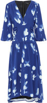 Thumbnail for your product : Proenza Schouler Floral-print Gathered Crepe Midi Dress