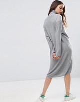 Thumbnail for your product : ASOS Petite PETITE Midi Dress in Knit with High Neck