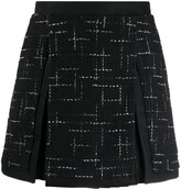 Inverted-Pleat Detail Skirt 