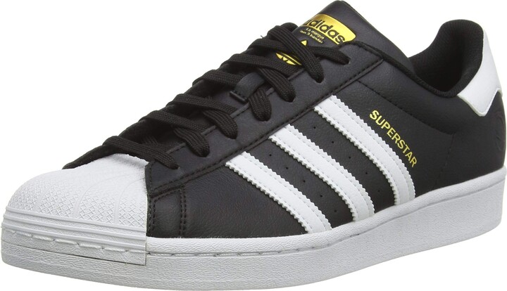 black adidas shell toes