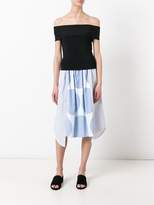 Thumbnail for your product : Stella McCartney stripe panel skirt