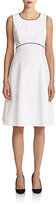 Thumbnail for your product : Lafayette 148 New York Contrast-Trim Dress