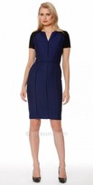 Thumbnail for your product : Scala NUE by Shani All over ruched v neckline cocktail dresses