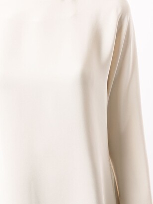 LA COLLECTION Silk Long Sleeve Tunic