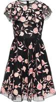 Thumbnail for your product : Kate Spade Ruffled Embroidered Tulle Dress