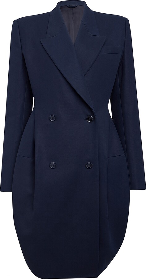 Alaia Tailored Coat in Navy