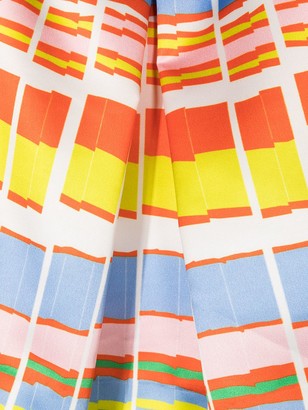 Mi Mi Sol Geometric Print Mini Skirt