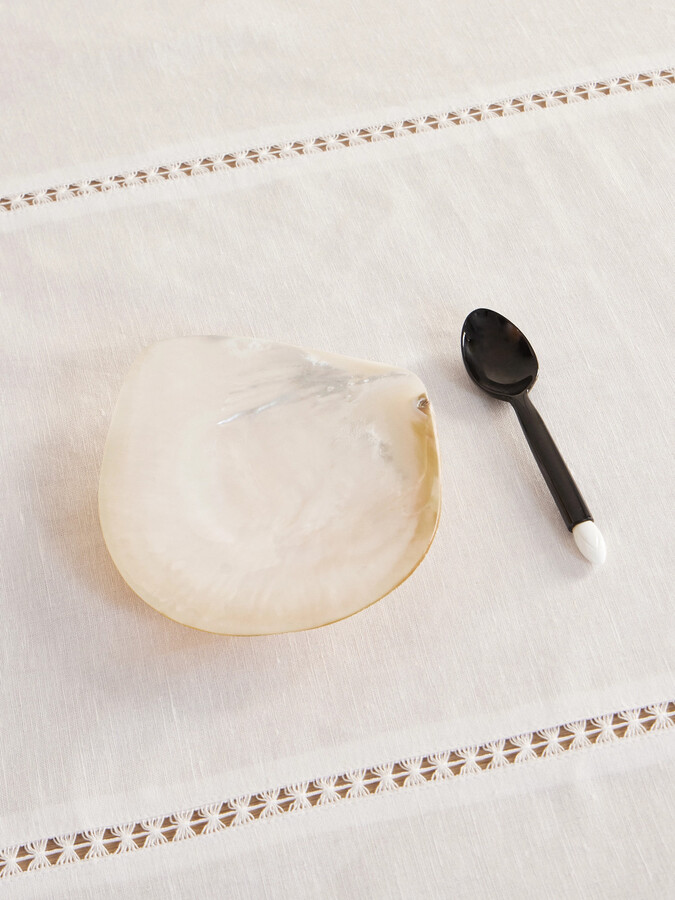 Gohar World - Mother-of-pearl And Horn Caviar Set - Ivory