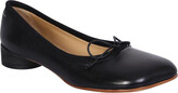 Thumbnail for your product : MM6 MAISON MARGIELA Anatomically Shaped Leather Ballet Flats With Bow By