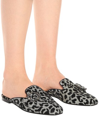 Dolce & Gabbana Jackie embellished slippers