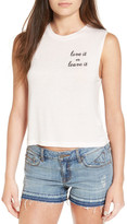 Thumbnail for your product : Daydreamer &Love It or Leave It& Graphic Tank