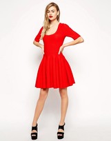 Thumbnail for your product : ASOS Skater Dress In Structured Knit