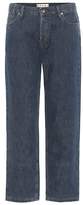 Marni Cuffed cotton and linen jeans 