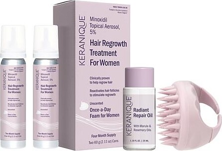 Keranique 120 Day Hair Regrowth Foam Bundle