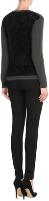 Vionnet Knit Pullover with Angora