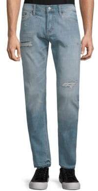 Jean Shop Distressed Cotton Jeans