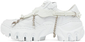 Rombaut White Beyond Leather Boccaccio II Harness Sneakers