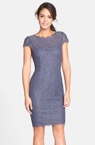 Thumbnail for your product : Adrianna Papell Seam Detail Lace Cocktail Dress