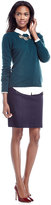 Thumbnail for your product : Laundry by Shelli Segal Double Zip Stretch Denim Pencil Skirt, Indigo