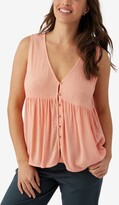 Thumbnail for your product : O'Neill Juniors' Chrystie Button-Front Tank Top
