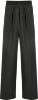Thumbnail for your product : Brunello Cucinelli Contrasting Waistband Wide-Leg Trousers