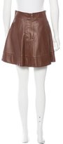 Thumbnail for your product : Michael Kors Leather Mini Skirt w/ Tags