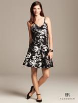 Thumbnail for your product : Banana Republic BR Monogram Floral Jacquard Fit-and-Flare Dress