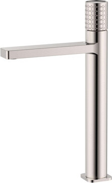 Ruvati Emilio Vessel Single Handle Cylinder Bathroom Faucet in Brushed Nickel - RVF5134BN